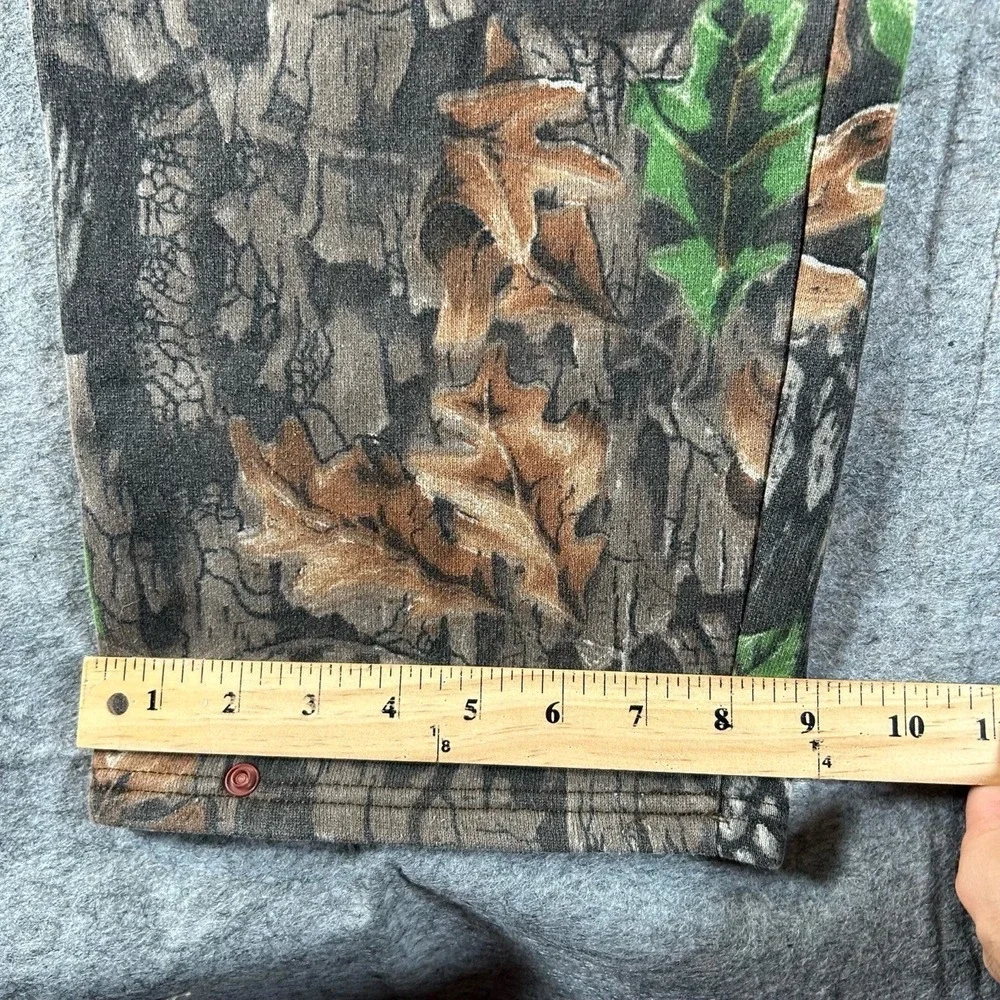 Jerzees Cargo Sweatpants Mens XL Camouflage Elastic Drawstring Outdoor Vintage